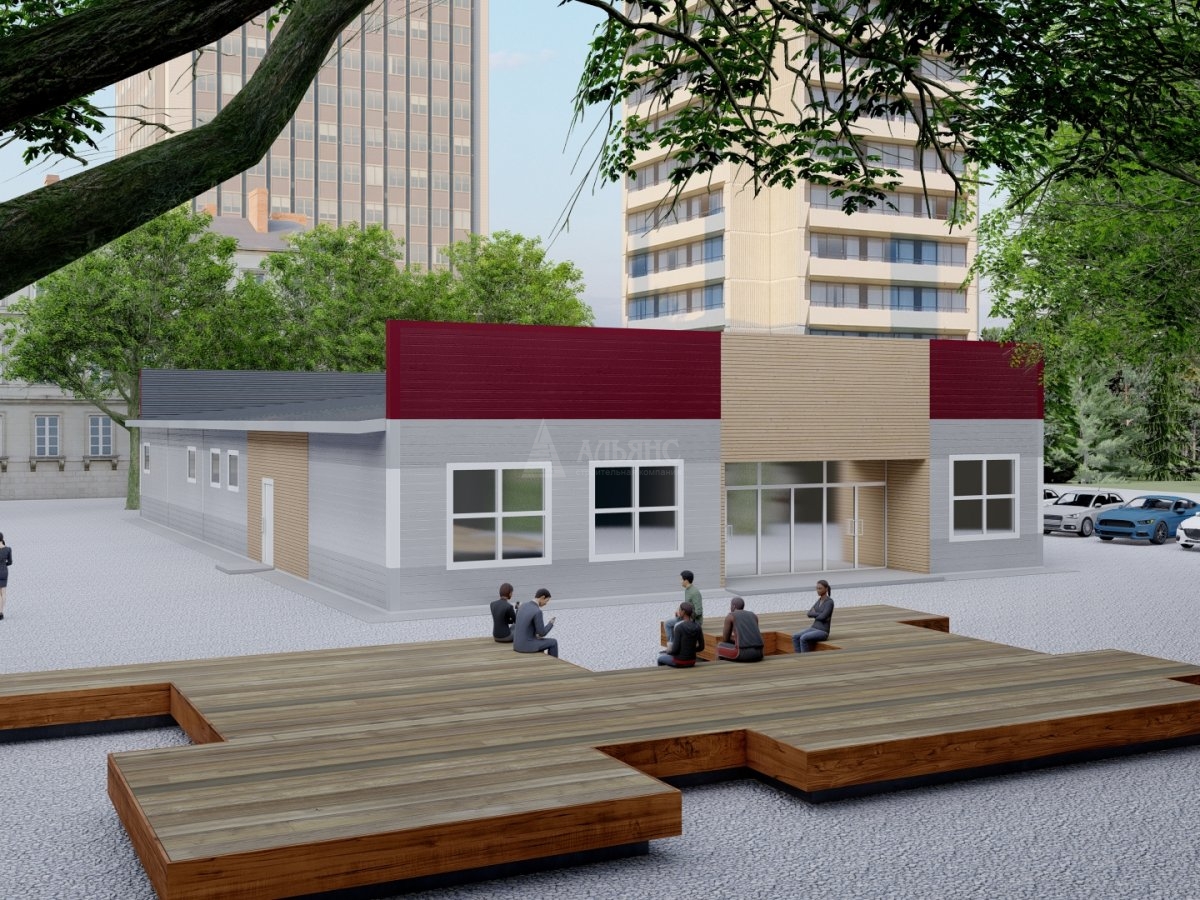 3D визуализация Столовая из сэндвич-панелей - фото 6