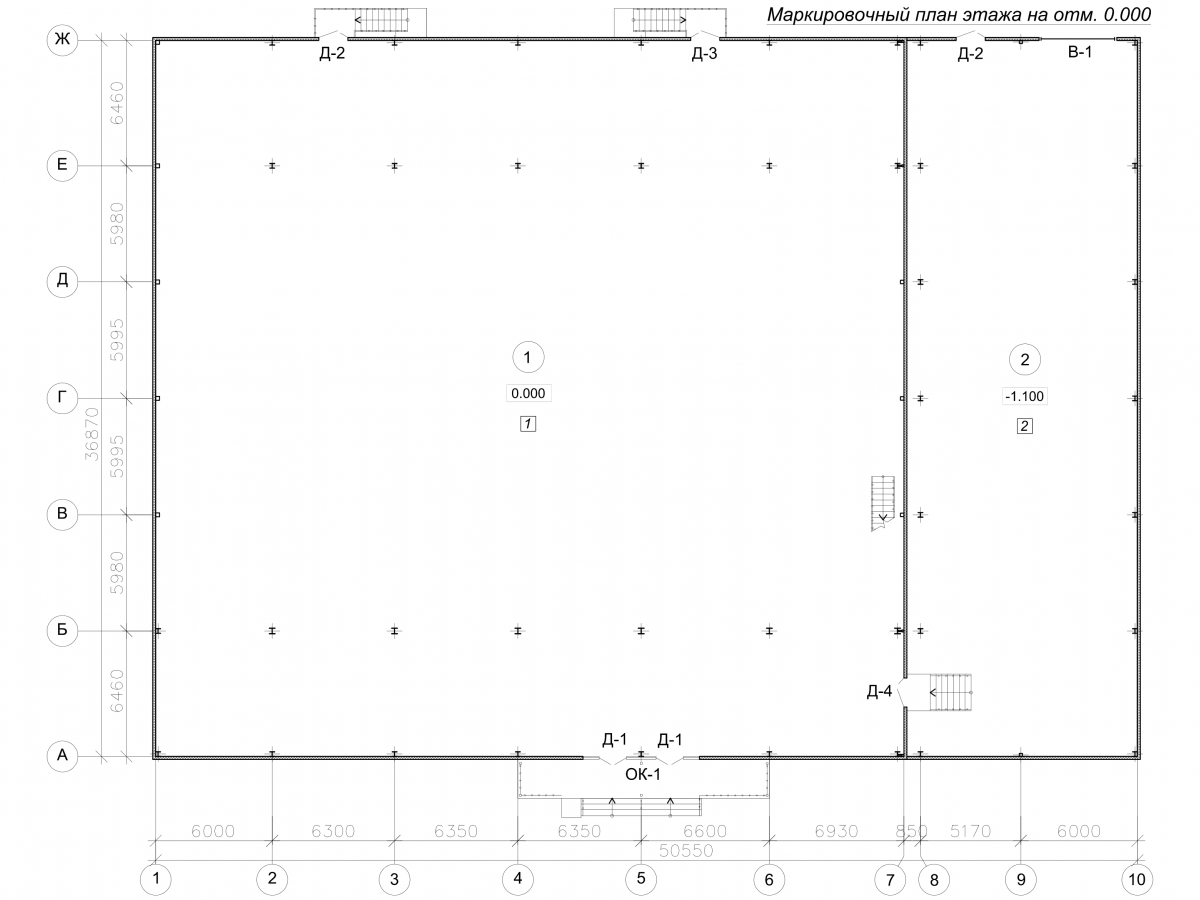 3D визуализация Торговый центр из сэндвич-панелей - фото 5