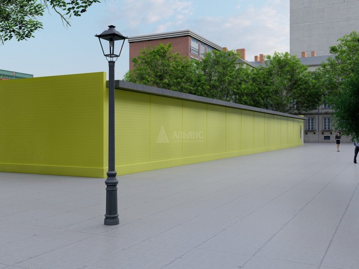 3D визуализация Проект павильона из сэндвич-панелей - фото 2